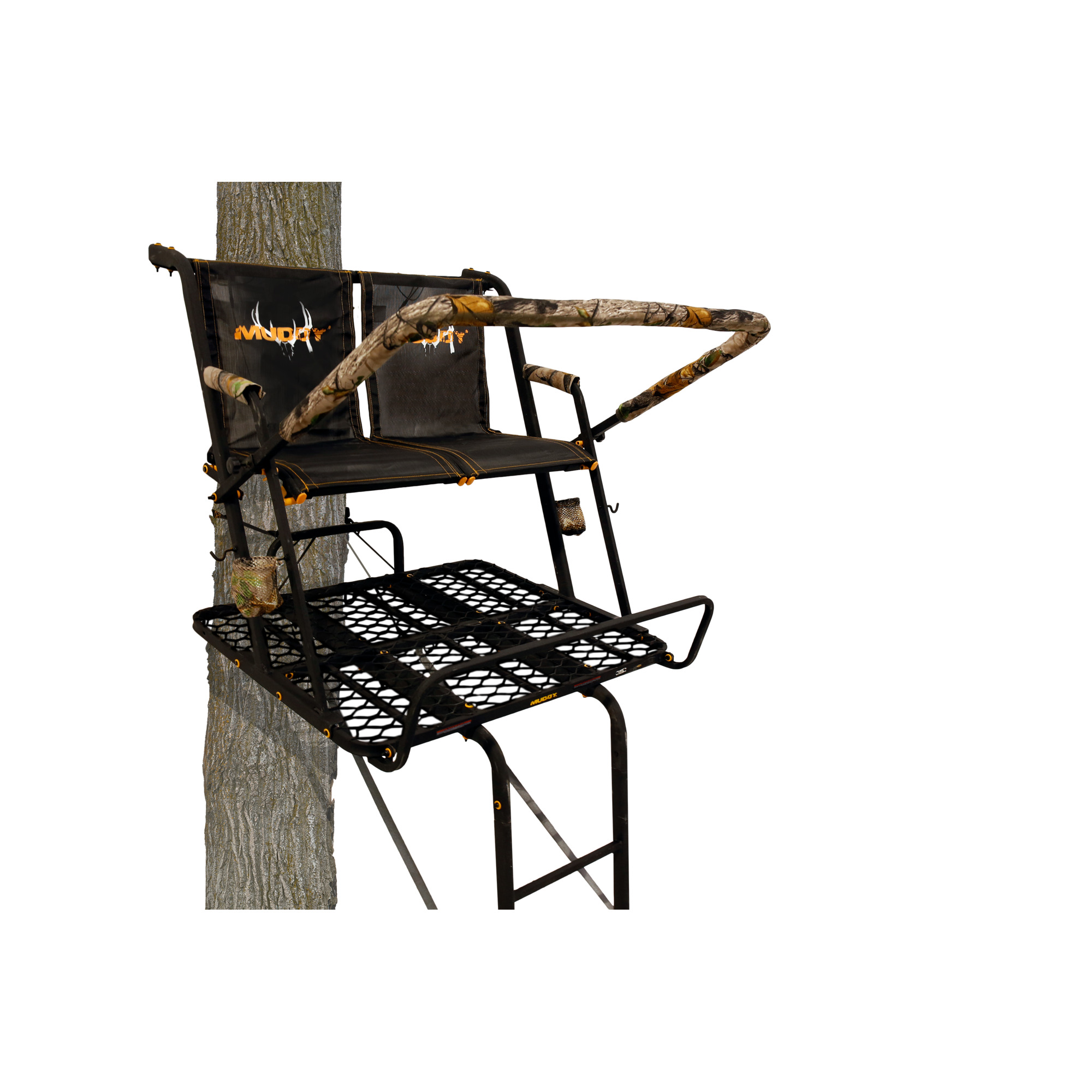 Muddy, Partner 2 Man Ladderstand, 17ft. Tall, Color Black, Model# MUD-MLS2300